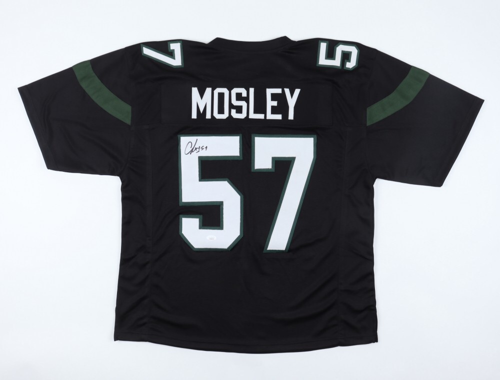 C.J. Mosley Autographed Signed C.J. Mosley New York Jets Jersey (JSA COA) 2014 1St Round Pick Linebacker 