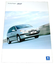 PEUGEOT 807 UK SALES BROCHURE OCTOBER 2005 NEW, OLD STOCK