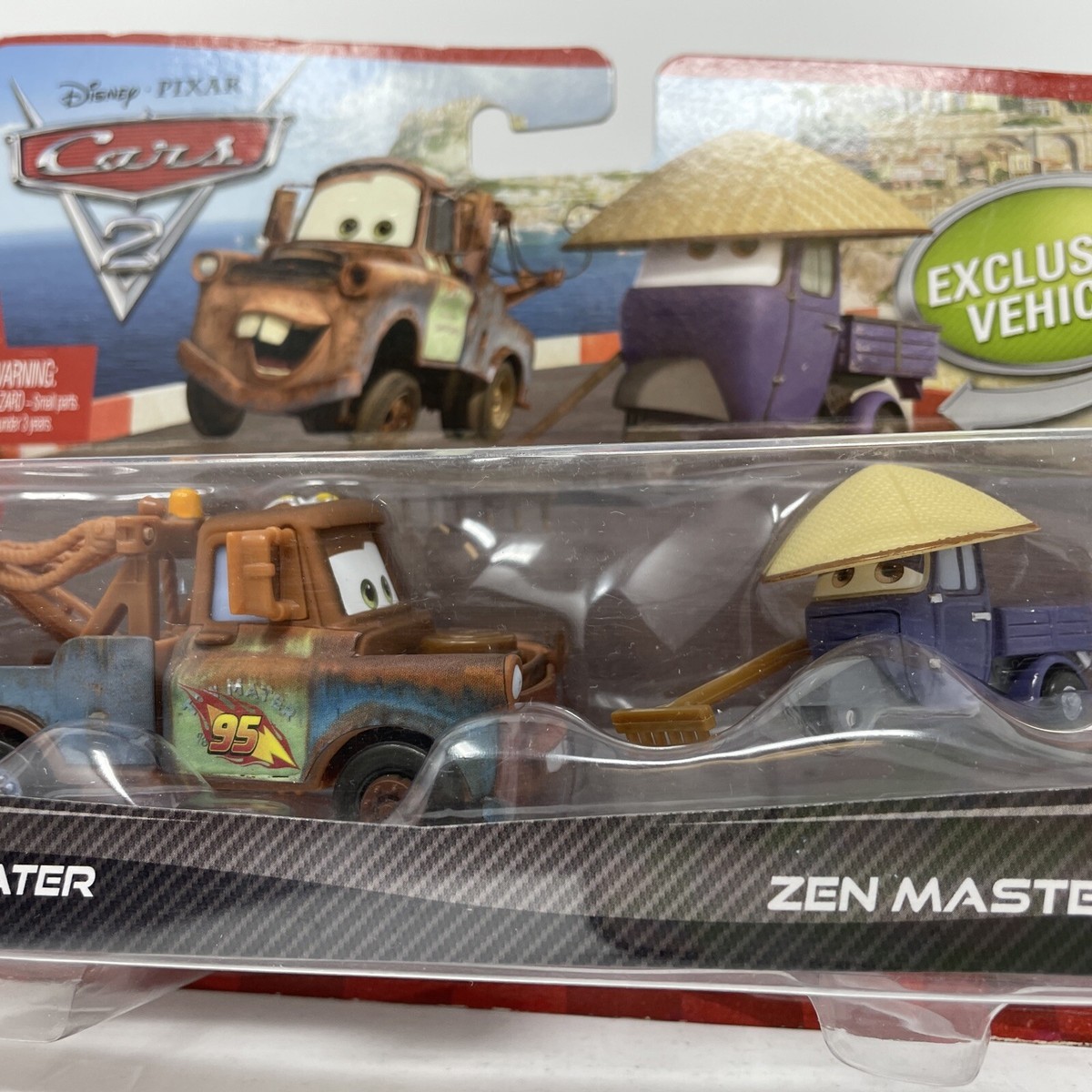 Disney Cars 2 Race Team Mater and Zen Master Pitty 2 Pack