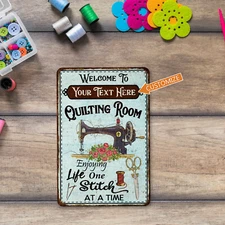 Custom Quilting Room Decor Gift For Her Sewing Embroidery Crafting 108122002108