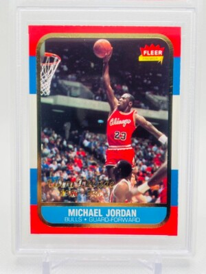 1996-97 Fleer PSA 8 Michael Jordan RC REPRINT Trading Cards talent