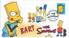 AO-4401-1, 2009, The Simpsons, Add-on Cachet, First Day Cover, DCP, Bart, SC 440