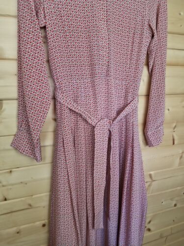 Abito camicia midi seta floreale stampa liberty davvero selvaggia taglia UK6 PREZZO AL PUBBLICO £575 - Foto 11 di 22