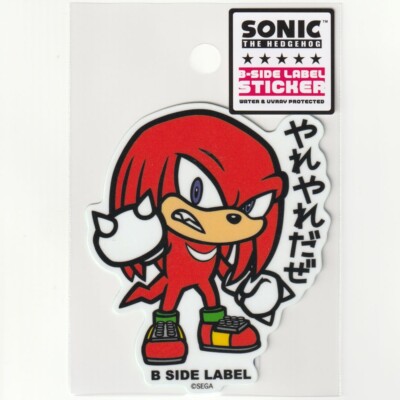 Sonic The Hedgehog x B-Side Label Sticker Knuckles Waterproof Sega
