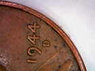 1944 D/D LINCOLN WHEAT HEAD PENNY & DDO CIRCULATED. DDO44 — photo 6