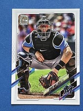 Chad Wallach 2021 Topps Series 2 Base Card #593 Miami Marlins