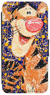 Tigger Winnie Pooh für iPhone/Pixel/Galaxy bedruckte Klapp-/Geldbörse Handyhülle (A