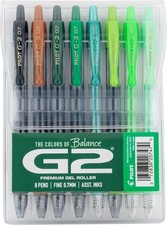 PILOT, G2 Premium Gel Roller Pens, G2 Boost Greens Pack, the Colors of Balance,