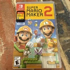 🔴🟢 Super Mario Maker 2 (Nintendo Switch, 2019) Tested & Working!  Barely Used