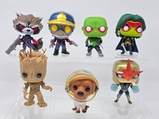 Funko Pop! Lote Marvel GOTG - Star-Lord, Groot, Rocket Racoon, Gamora, Nova, Drax