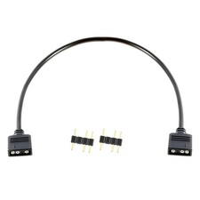ARGB Extension Cable, 5V 3Pin 1 to 1 Addressable RGB Splitter Cable, Extensio...