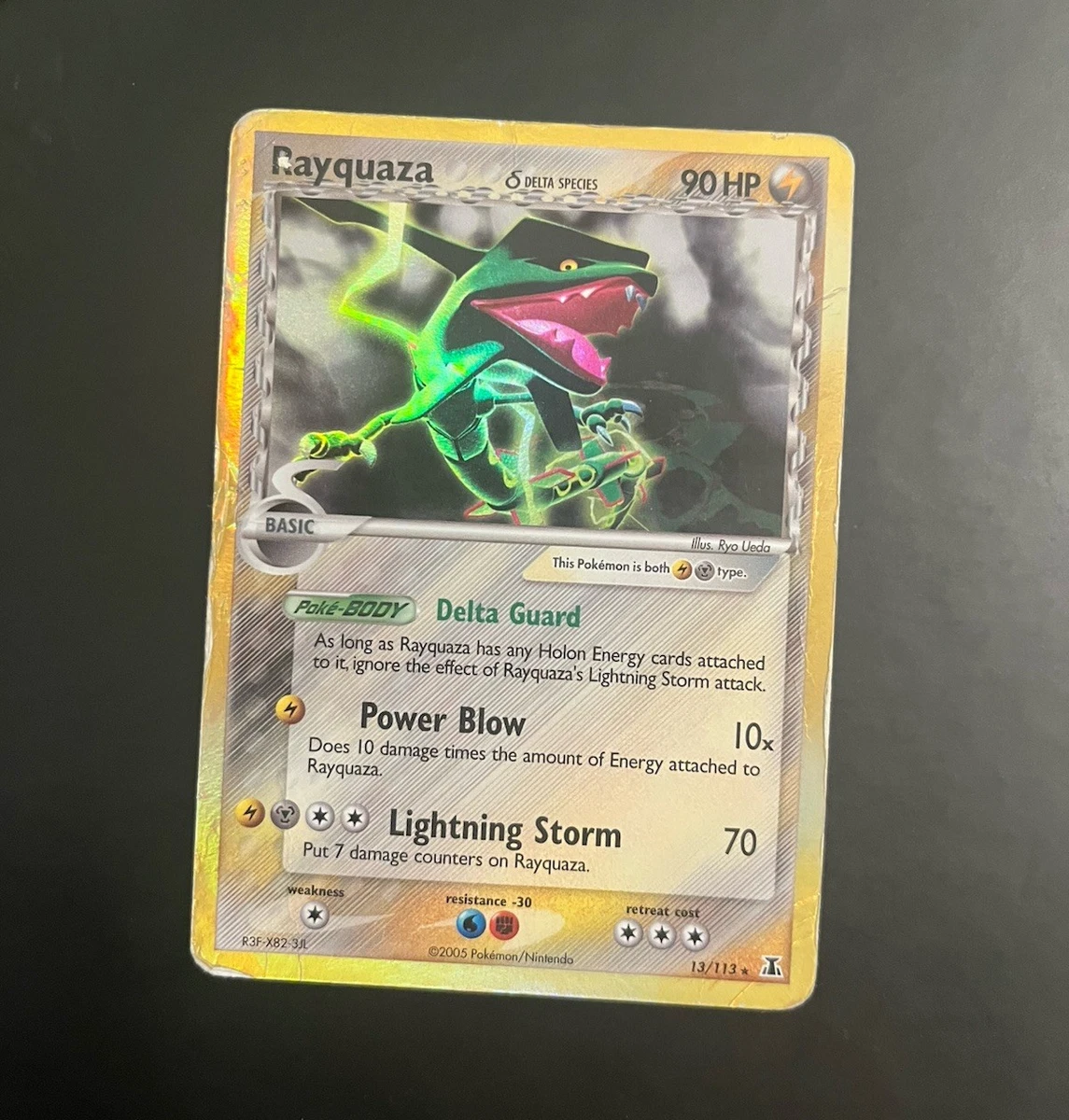 Rayquaza Pokémon TCG Holo Rare Individual Collectible Card Game