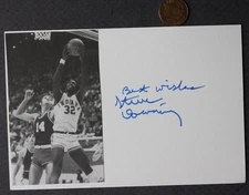 1970-73 Indiana University Star Steve Downing signed autograph photocard GO IU -