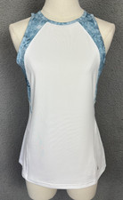 Fila Womens Full Coverage Sleeveless Activewear Tank Top Stretch White XS NWOT