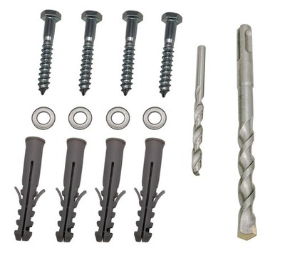 Lag Bolt Kit For Mounting Tv Bracket Into Wood Or Concrete Wall Heavy Duty Bolts