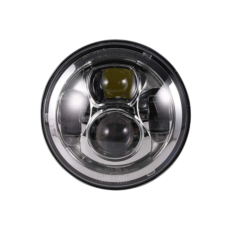 Combo de faros antiniebla LED 7" 4,5" para Honda Shadow 500 700 800 1100 Foto 3 de 4