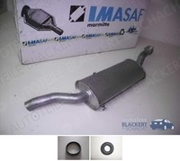 Imasaf Esd Auspuff Endtopf FüR Alfa 164 2.5 Td, EndschalldäMpfer