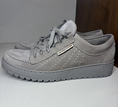  WORN ONCE  Mephisto Rainbow Grey Suede Men s US 9.5