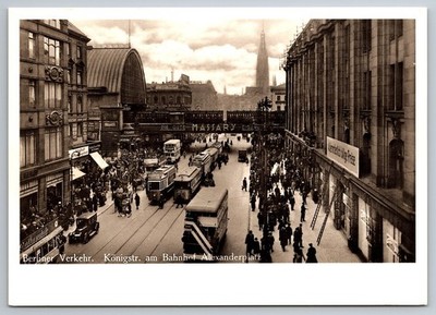 AK Berlin Verkehr Königstr. am Bahnhof Alexanderplatz 