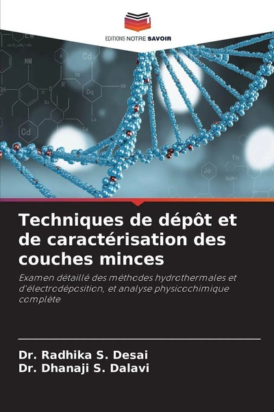 Techniques De DéPôT Et De CaractéRisation Des Couches Minces Desai (U. A.) Buch-image