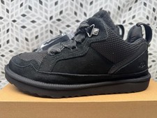 Kids UGG Lowmel Sneakers - Black Suede, Size 6 1152410K BRAND NEW IN BOX