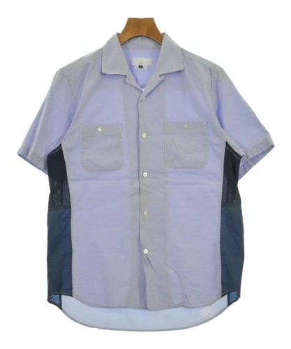 GANRYU Casual Shirts Blue S 2200623530023