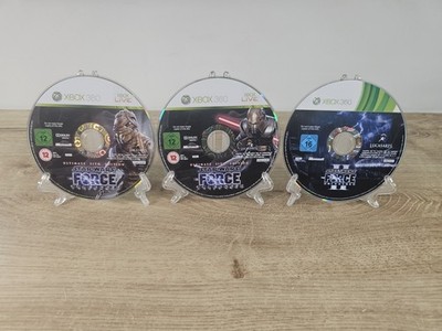 2x Star Wars The Force Unleashed Ultimate Sith Edition & II Xbox 360 nur Discs