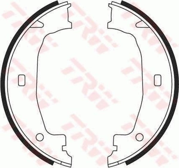 TRW Handbremsbacken Hinten BMW 1ER E81 E87 F20 F21 2ER F22 F87 F23 3ER E46 E90-image