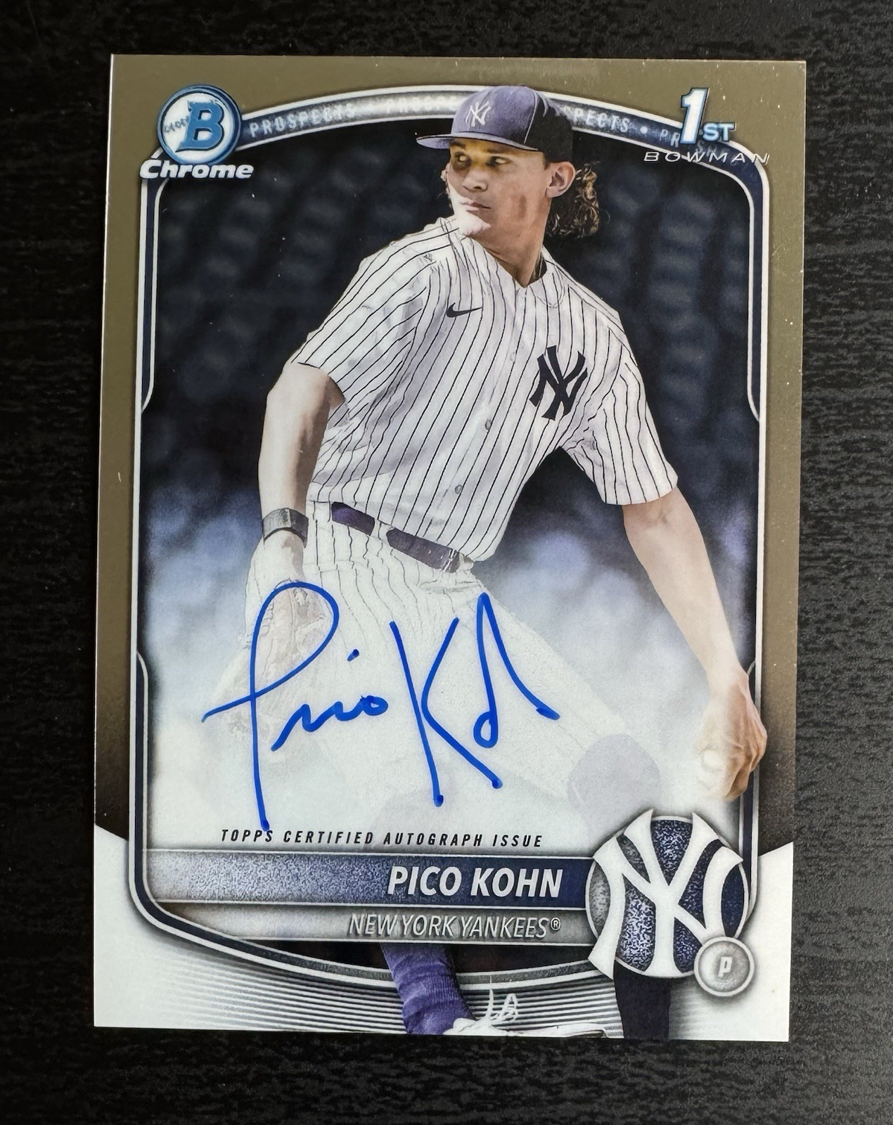 2025 Bowman Draft Chrome Prospect Auto Pico Kohn #CPA-PKO Yankees Autograph