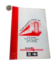 1987 Railway Train Ephemera Papers Railwayana Vintage ra