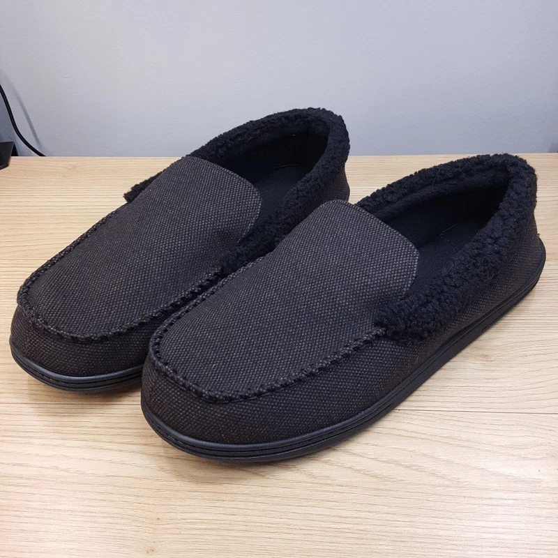 isotoner Black Slippers for Men for sale | eBay display picture 3