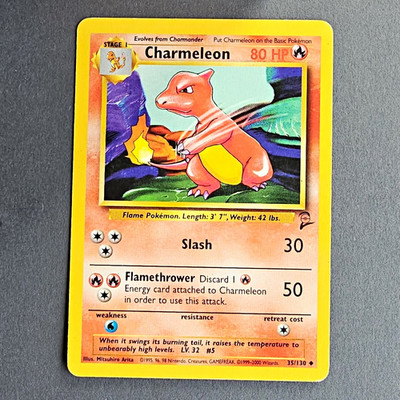 Charmeleon Base Set2 35/130 Uncommon EN 1999 Englisch Pokémon Karte