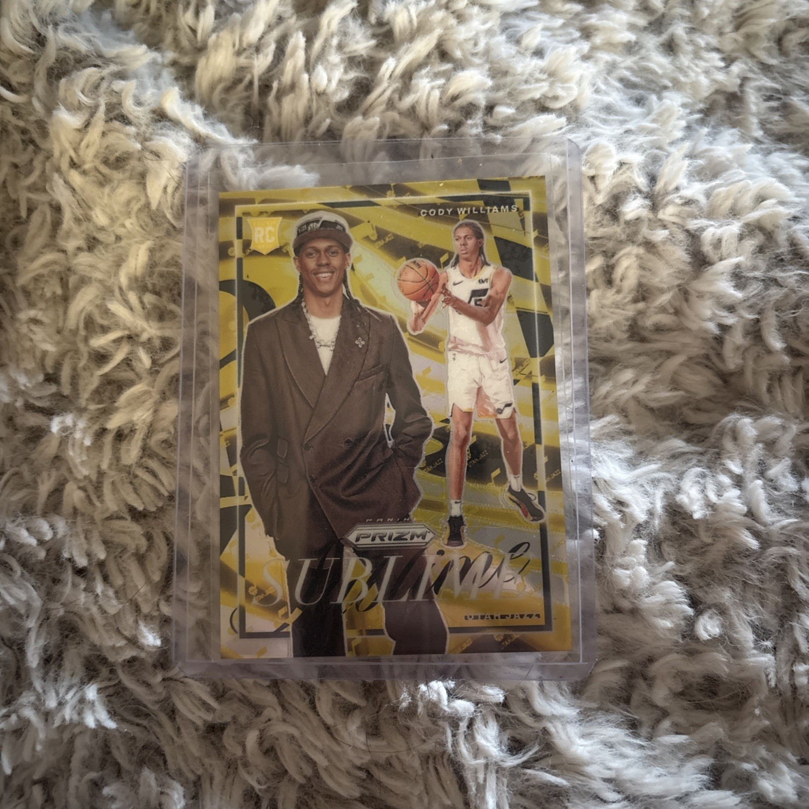 Cody Williams Sublime Prizm Rookie Card SSP Case Hit 2024-25 Panini Prizm #26