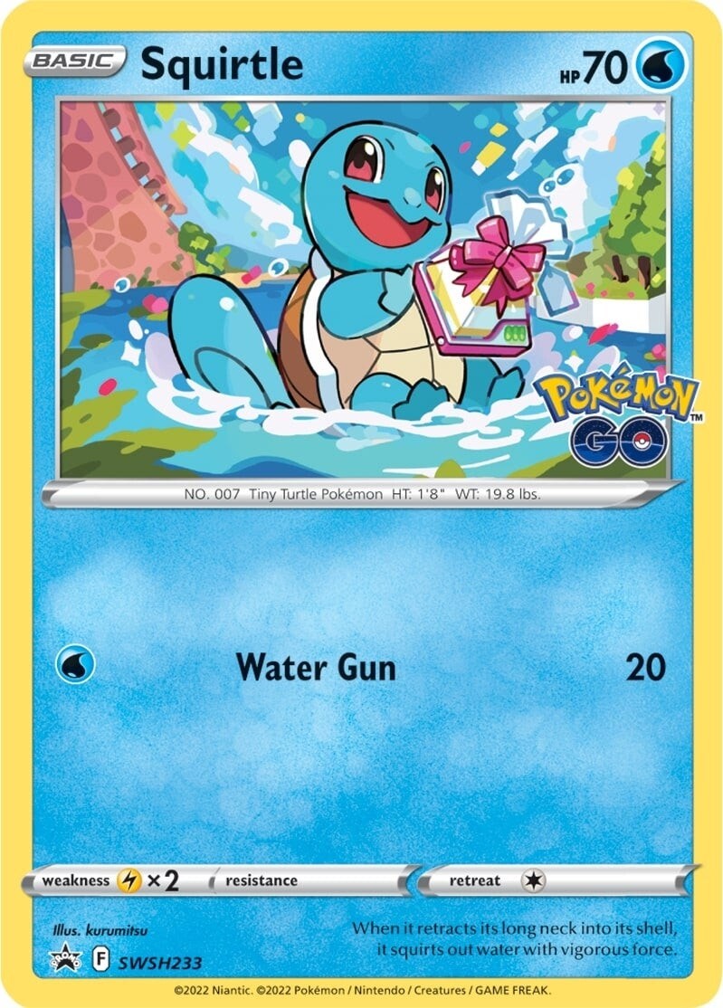 Squirtle (SWSH233) Sword & Shield: Black Star Promos​ - Lightly Played Holofoil 