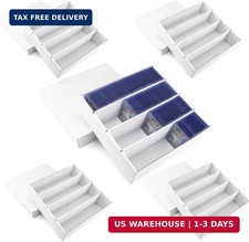5 Pack Toploader Trading Card Storage Box 3200 Count, 4 Row Card Organizer