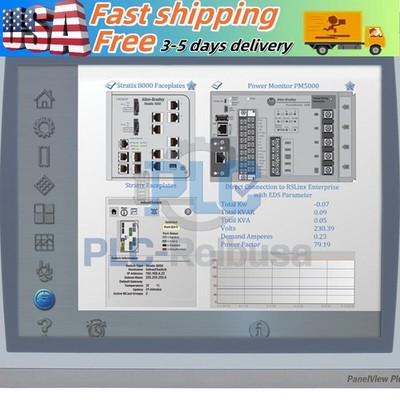 AB 2711P-T12C4A8 New Film HMI PanelView Plus 6 1250Touch Color 12.1'' US Free Tax