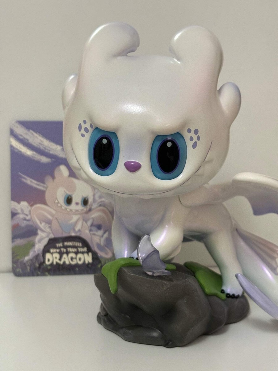 labubuラブブ How to Train Your Dragon Light Fury (Secret) - Popmart The Monsters Labubu - How to Train