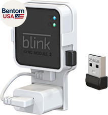 256GB Blink USB Flash Drive, with Outlet Wall Mount for Sync Module, Space-Savin