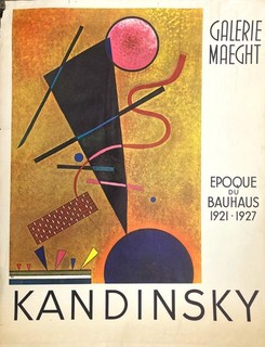 Original Kandinsky Art Exhibition Poster Galerie Maeght 1967 (Lithograph)