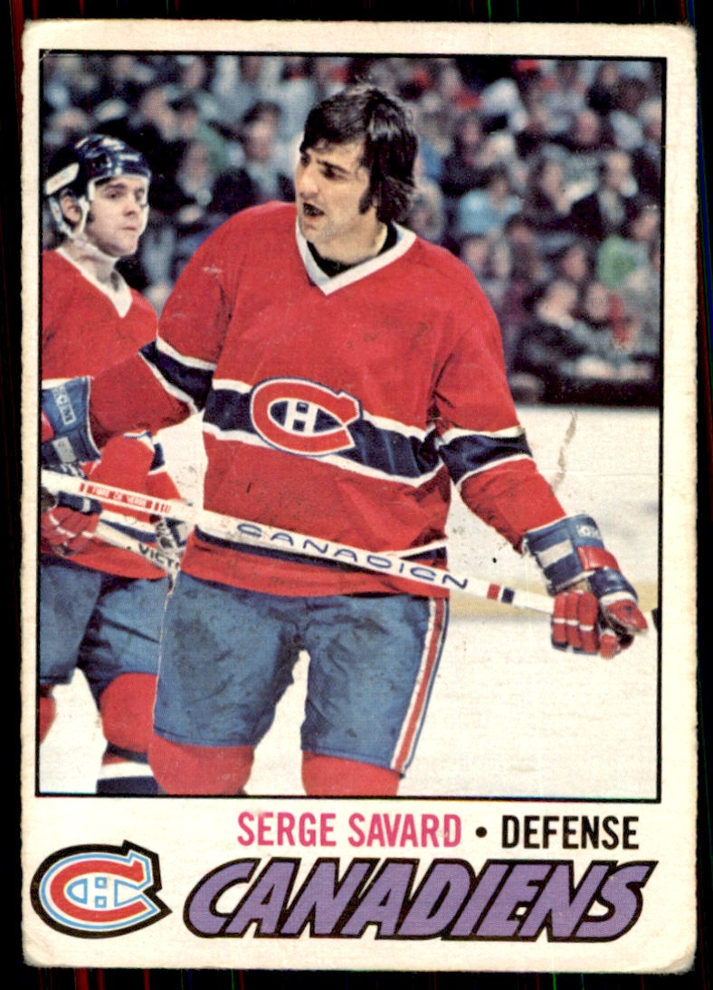 1977-78 O-Pee-Chee Serge Savard Montreal Canadiens #45