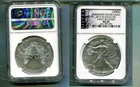 2015 W AMERICAN SILVER EAGLE 1 OUNCE .999 FINE BURNISHED COIN NGC MS69 ER 8167T
