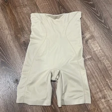 Maidenform Flexees Shapewear Womens Size Large Nude High Waist Thigh Slimmer