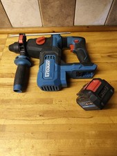 Erbauer ERI1079SDS ERH18-Li18V Cordless Hammer Drill SDS+ 4ah Battery Read Desc