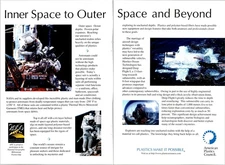 American Plastics Council Plastics make it Possible Vintage Print Ad 1998 2 pg