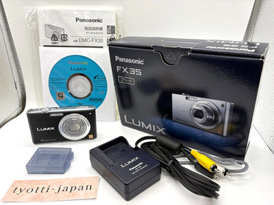 Panasonic LUMIX DMC-FX35 Black Digital Camera Tested w/Accessories