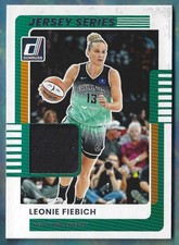 2025 Panini Donruss WNBA Jersey Series Memorabili Card #3 Leonie Fiebich Liberty