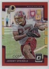 2017 Donruss Optic Rookies Red Prizm 95/99 Jeremy Sprinkle #115 16q7