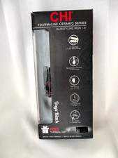 CHI Tourmaline Ceramic Series 1.5 inch Ceramic Flat Iron - Onyx Black - NEW