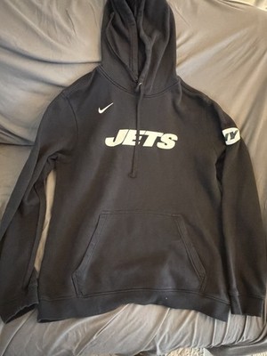 Nike New York Jets Hoodie Men s Large Black NFL Pullover Sweatshirt NY Football