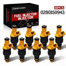 Set 8 Fuel Injectors For Ev1 Gm Tpi 19lbs 5.7l 5.0l 1985-1992 Corvette Camaro Set 8 Fuel Injectors For Ev1 Gm Tpi 19lbs 5.7l 5.0l 1985-1992 Corvette Camaro